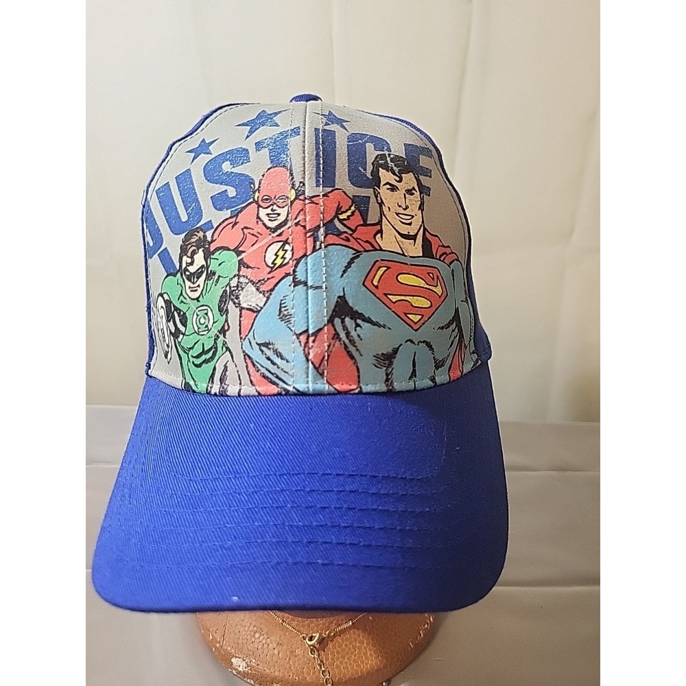 New DC Comics Justice League Hat - Superman,‎ Flash, Green Lantern - Adjustable